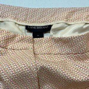 Lane Bryant Multicolor Dotted dress pants size 20